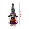 thumbnail image 2 of Halloween Gnomes Plush Decor, Delicate Witch Swedish Tomte Gnome Scandinavian Ornaments Dwarf for Home Halloween Day Party Table Decorations Kids Gift, 2 of 5