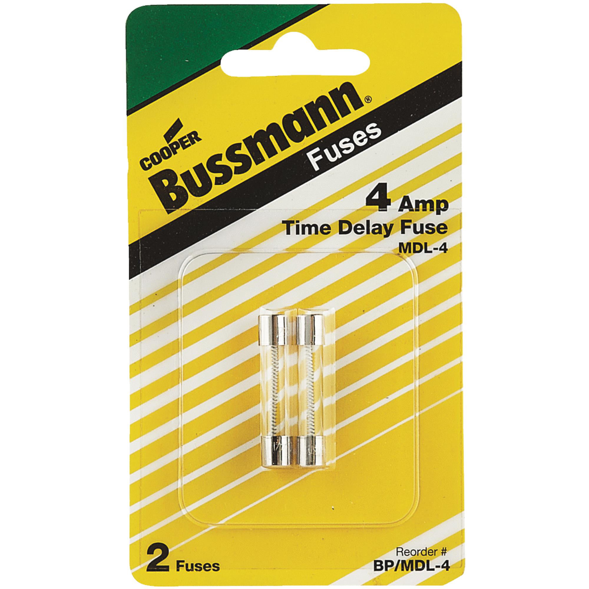 5 pack Slo-blo Bussmann MDL-1 Glass Fuse 1 Amp 250 Volt Time Delay