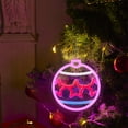 thumbnail image 5 of DAMAI Christmas Neon Sign, Christmas Colorful Ball Neon Sign LED Lights, USB or Battery Operated Neon Signs Merry Christmas Neon Lights for Wall Home Room Decor, 5 of 6