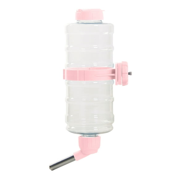 Distributeur d'Eau Automatique 34 Oz/946 ml pour Petits Animaux Bouteille d'Eau Étanche Adaptée aux Chiens en Cage