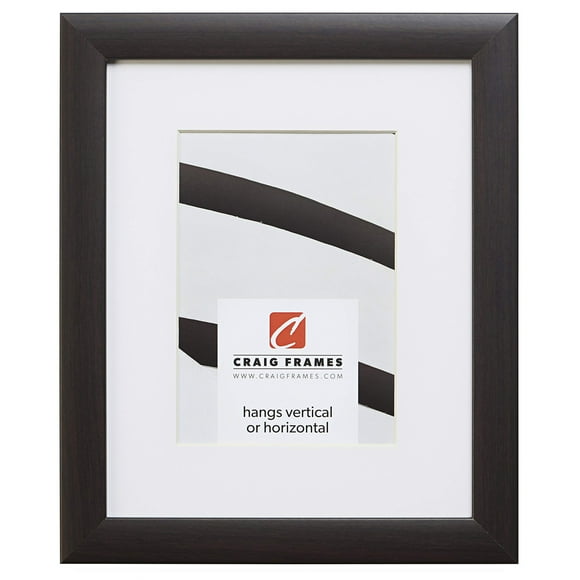 Craig Frames 23247778 13 x 19 Inch Brazilian Walnut Brown Picture Frame Matted to Display a 9 x 13 Inch Photo