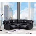 thumbnail image 2 of 80" X 80" X 39" Black  Power Reclining Sectional, 2 of 3
