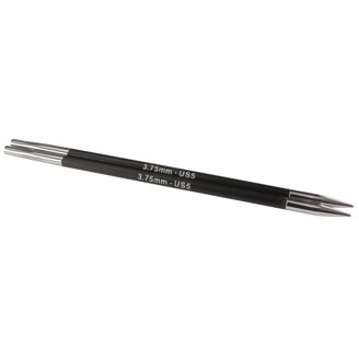 KnitPro Karbonz Double Pointed Needles 8 (20cm) | US Size 0000 (1.25mm) - Carbon Fiber Knitting Needles