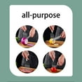 thumbnail image 4 of Stainless Steel Onion Slicer, Multifunctional Kitchen Onion Holder for Slicing, Large Onion Cutter Vegetable Chopper, Easy-Clean Kitchen Slicer Assistant with Neat Guide & Tenderizer, 2Pcs, 4 of 9