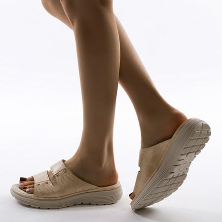 

Womens Sandals Wedge High-Quality Durable Womens Casual Sandals for Summer Wedge Sandal Attractive Great Beautiful Sandals for Skinny Feet Comfortable Satisfied