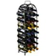 thumbnail image 3 of Sorbus Wine Rack Bordeaux Chateau Style - Holds 23 Bottles - Minimal Assembly (Black), 3 of 10
