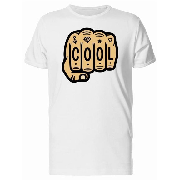 Big Fist Cool T-Shirt Men -Image by Shutterstock, Male Medium