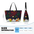 thumbnail image 4 of Fotbe Merry Christmas Elk Bolsa de Viaje para Playa - Resistente al Agua, Bolsa Tote de Gran Capacidad y Ligera con 7 Bolsillos para Mujeres y Hombres, 4 of 7