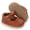 1-Brown221, variant on Oiyii Baby Girls Athletic Shoes Solid Leather Bow Adjustable Strap Soft Sole Sneakers