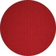 thumbnail image 1 of Ahgly Company Indoor Round Abstract Red Contemporary Area Rugs, 4' Round, 1 of 4