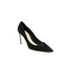 Pre-owned|Miu Miu Womens Suede Pointed Toe Pumps Heels Black Size 39.5 9.5