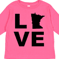 thumbnail image 4 of Inktastic Love Minnesota Boys or Girls Long Sleeve Toddler T-Shirt, 4 of 5