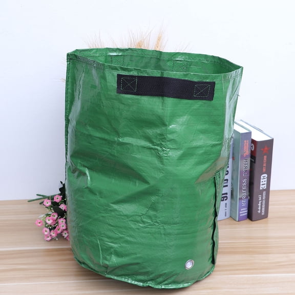 CTIRCHIU 4Pcs Heavy Duty Gardening Bags Green for Planting and Transplanting Garden Vegetables