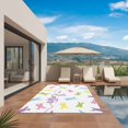 thumbnail image 2 of Bunny Easter Outdoor Rug 6x9 Ft, Non Slip Washable Area Rug, Spring Rabbits Modern Art Patio Rugs Carpet Runner, Large Floor Mat for Indoor/Outdoor Deck Porch Camping, 2 of 8