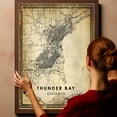 thumbnail image 6 of Thunder Bay Vintage Map Prints Canvas, Ontario Map Art Canvas, Canvas, Thunder Bay Map City style vintage Canvas , Canvas Wall Art, Street Map Artwork Canvas, 6 of 6