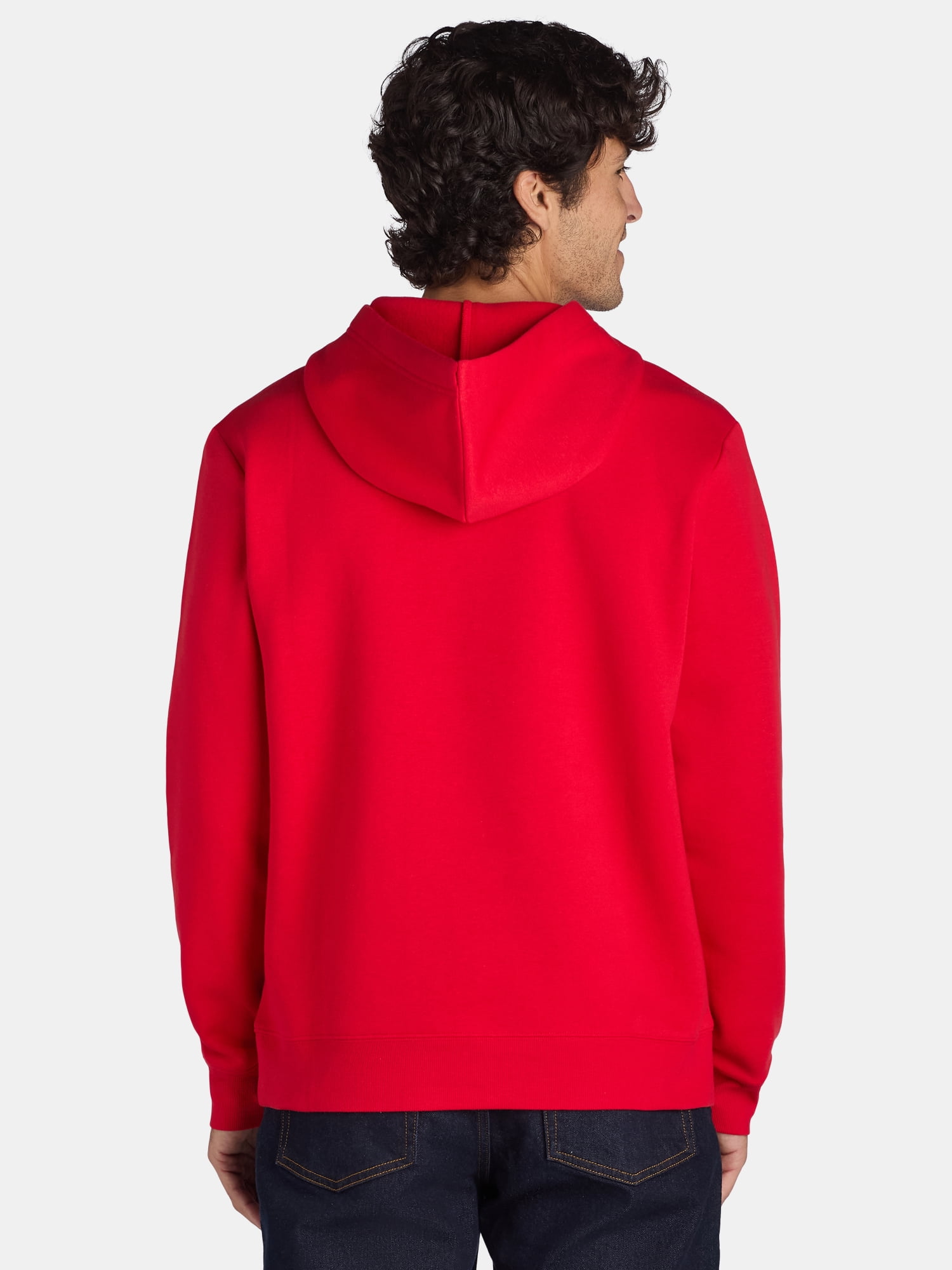 Athletic Works Men's & Big & Tall Men's Fleece Hoodie Sweatshirt, Sizes XS-4XLT