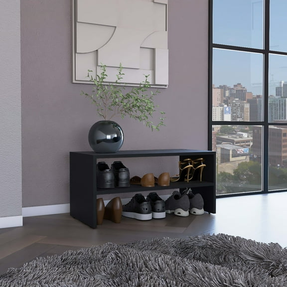 Basic 23" Wide 2-Tier Stackable Shoe Rack