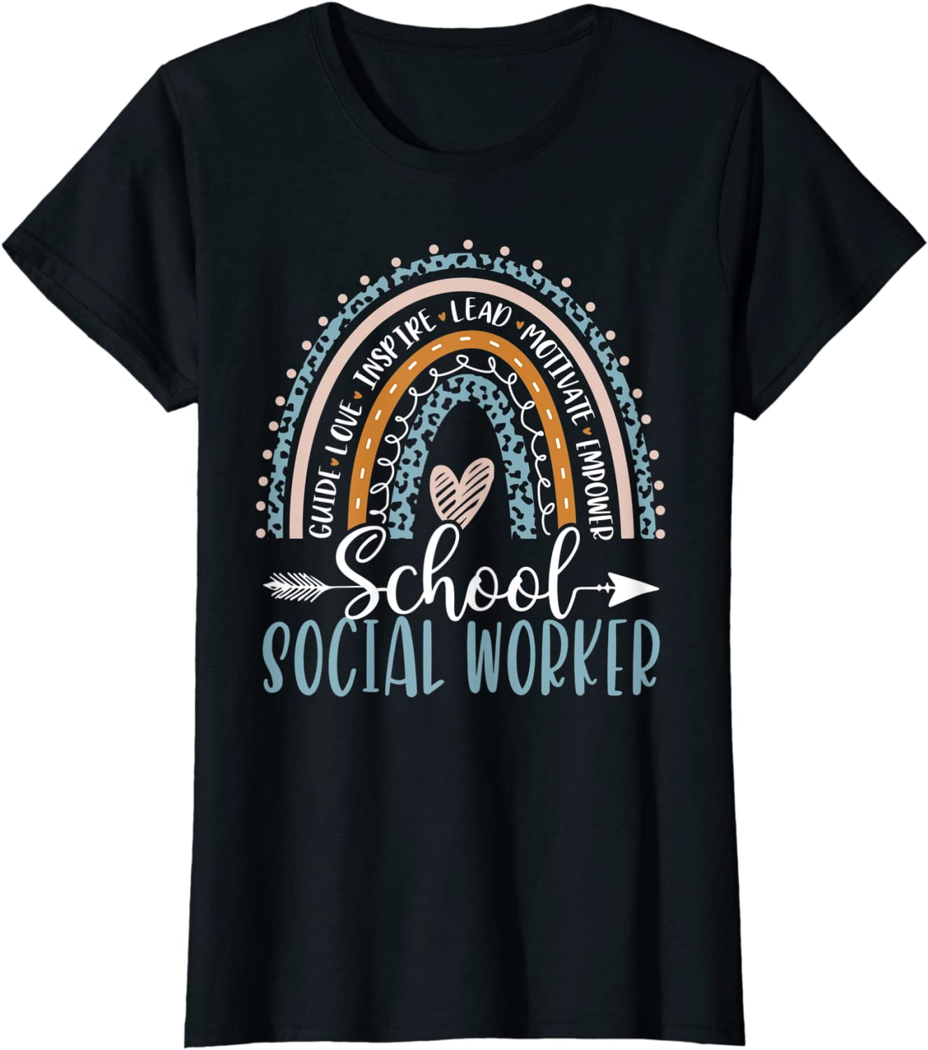 School Social Worker Shirt MSW Appreciation Social Work T-Shirt ...