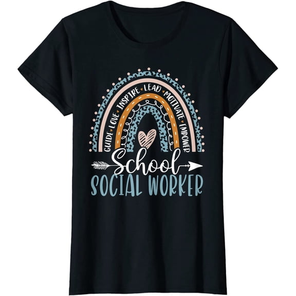 School Social Worker Shirt MSW Appreciation Social Work T-Shirt