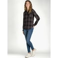 thumbnail image 5 of Time and Tru Women's Soft Button Up Shirt with Long Sleeves, Sizes XS-XXXL, 5 of 6