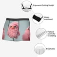 thumbnail image 6 of Daiia Adorable Pink Fluffy Birds Men's Underwear Boxer Briefs, Cotton Stretch Moisture-Wicking Underwear-Small, 6 of 9