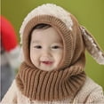 thumbnail image 2 of Scarf for Women Winter Scarf Baby Girls Boys Winter Hat Scarf Earflap Hood Scarves Caps, 2 of 4