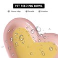 thumbnail image 4 of Ceramic Pet Bowl Cat Food Water Bowl Shallow Cat Dish Cute Pet Plate Feeding Container, 4 of 6