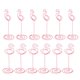 thumbnail image 4 of 12Pcs Swan Photo Clip with Base Iron Wire Desktop Card Note Home Business Craft Supplies, 4 of 5