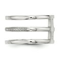 thumbnail image 3 of Sterling Silver Diamond Accent Ring - Size 8, 3 of 3