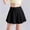 Black, variant on Girls Skorts Elastic Flared Plain Pleated Tennis Skater Skirts Basic Versatile Stretchy Flared Mini Golf Skirt White