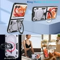 thumbnail image 3 of Dteck Case for Motorola Razr 2024,Shockproof Ring Stand Silicone+PC Case with Front Screen Protector Military-Grade Protection Cover for Motorola Razr 2024,Silver, 3 of 6