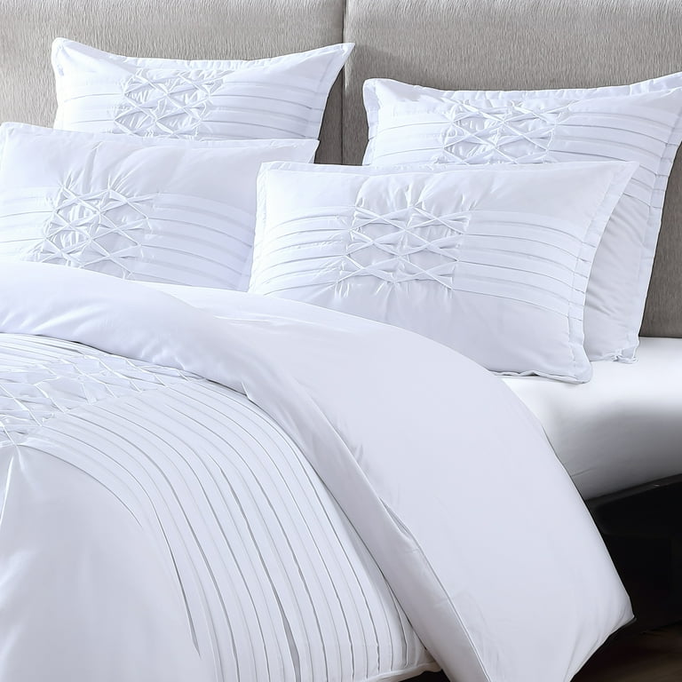 City Scene Triple Diamond White Comforter Set, King - Walmart.com