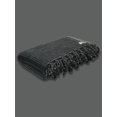 thumbnail image 3 of The Waffle Blanket in Charcoal, 3 of 5