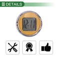 thumbnail image 4 of Reloj de Coche Amarillo Analógico Único Bargains para Coche Redondo ABS 2.6x2.6x1cm Pantalla Adhesiva de Tiempo 1 Pcs, 4 of 6
