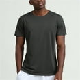 thumbnail image 2 of Mens Short Sleeve T-shirt Running Sports Leisure Quick Drying Sportswear, 2 of 9