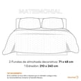 thumbnail image 4 of Colcha Ligera Dreamlab Edrecolcha para Cama King Size 275 x 240 cm Grafito, 4 of 8