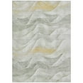 thumbnail image 2 of Addison Rugs Chantille Indoor/Outdoor Transitional Waves Silver Washable Rectangle Rug, 10' x 14', 2 of 6
