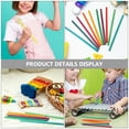 thumbnail image 4 of HLONK 50pcs Colorful Rhythm Sticks Wooden Music Rhythm Sticks Replacement Rhythm Sticks, 4 of 8