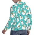 thumbnail image 3 of Hoodies for Men - Cartoon Llamas Long Sleeve Comfrt Men'S Fashion Hoodies & Sweatshirts, Sweatshirts for Men Hoodies Pullover Clothing Clothes with Pouch, 3 of 7