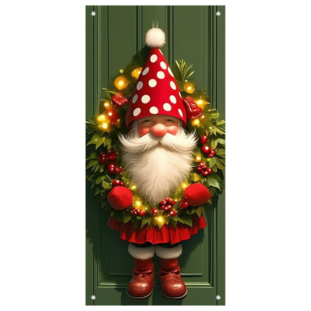 Ltdhehe Rideau de Porte avec Couleurs et Motifs Riches Remplit Instantanément Votre Maison de Joie et de Bonheur Festive