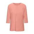 thumbnail image 3 of Womens Tank Tops Loose Fit Scoop Neck Casual Summer Tops Curvy Hem, 3 of 4
