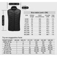thumbnail image 5 of Msbd Chaqueta Térmica Hombres Mujeres, Chaleco Térmico Eléctrico USB, Chaqueta Lavable Impermeable De Invierno para Hombres, Chaqueta Térmica 3 Configuraciones De Calor para Motoci, 5 of 5