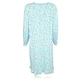 thumbnail image 6 of JEFFRICO Womens Long Sleeve Nightgowns Sleepwear Soft Pajama Dress Nightshirts Plus Size, 6 of 6