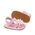 thumbnail image 6 of Tigivemen Infant Baby Girls Summer Sandals Newborn Soft Sole Walking Dressy Shoes Pink Size 5, 6 of 7