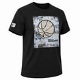 thumbnail image 3 of Playera Deportiva Wilson para Hombre Manga Corta Estampada Color Negro Talla CH, 3 of 5