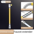 thumbnail image 1 of Extensor de Grifo para Baño, Ajuste Libre, Curvatura, A Prueba de Salpicaduras, Adaptador de Tubo de Extensión Universal de 360 Grados para Cocina, 30 cm, 1 of 4