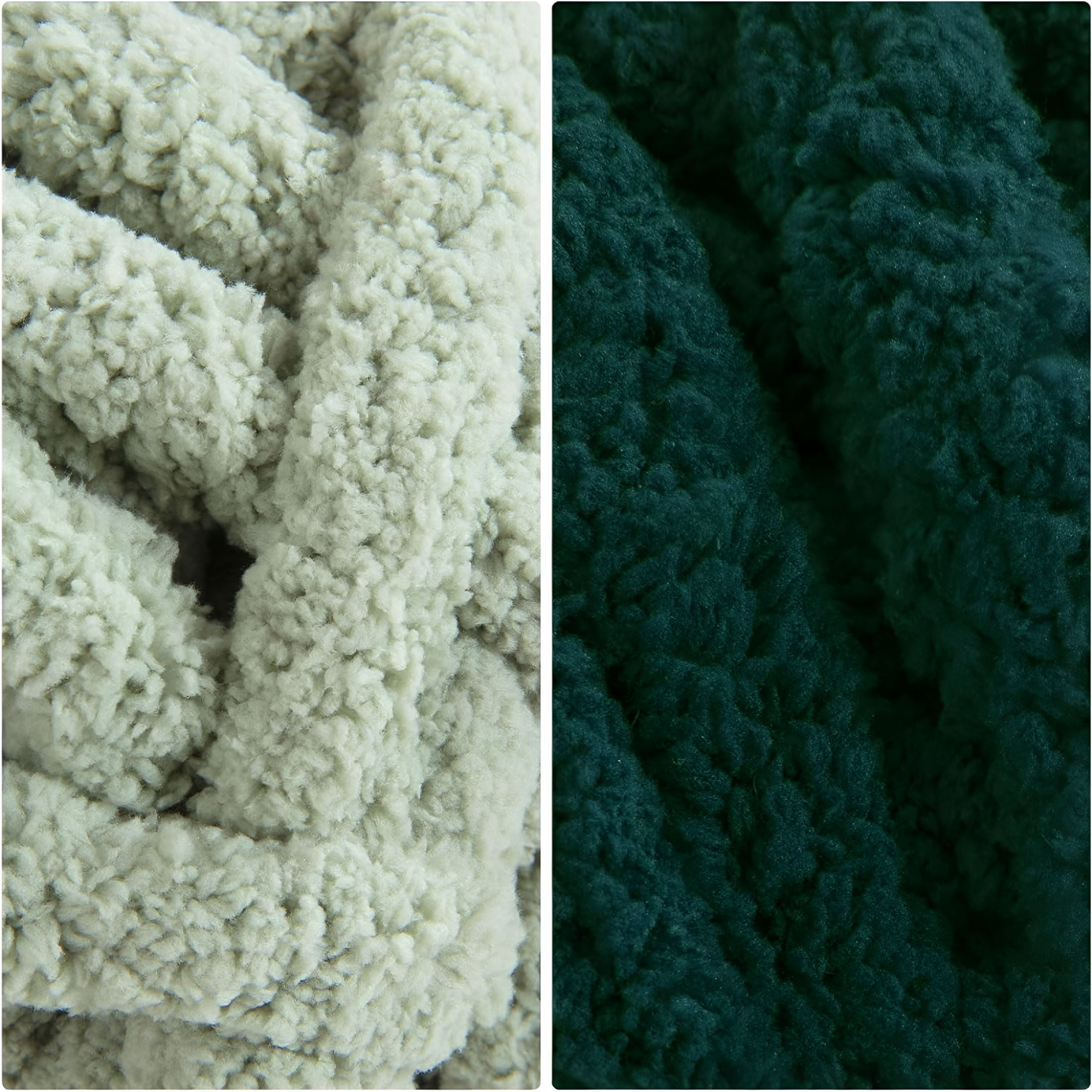 AUQ 2026 New 8Pcs Assorted Chunky Yarn for Crocheting,Super Bulky Large Soft Fluffy Yarn,Plush Fuzzy Yarn,Thick Chenille Yarn for Hand Knitting/Arm Knitting(27Yds,8 Oz Each Skein)