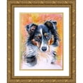 thumbnail image 1 of Kovacs, Anna Brigite 15x18 Gold Ornate Wood Framed with Double Matting Museum Art Print Titled - Dog Eyes II, 1 of 4
