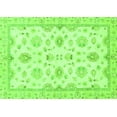 thumbnail image 1 of Ahgly Company Indoor Rectangle Oriental Green Traditional Area Rugs, 5' x 8', 1 of 4