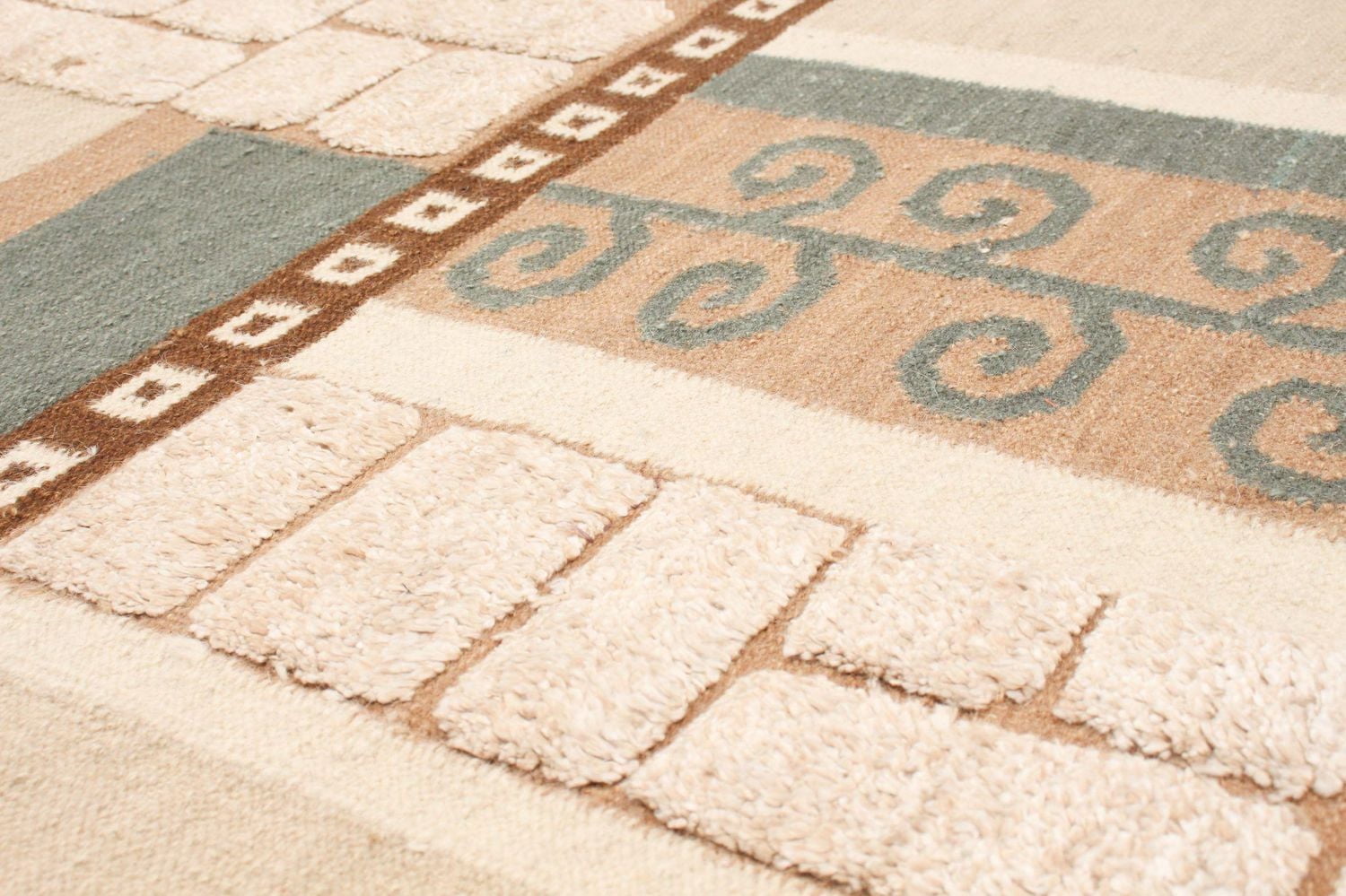 ECARPETGALLERY 5'5" x 7'11" Carved Cambridge Hand Made Area Rug for Living Room, Dining Room and Bedroom in Grey